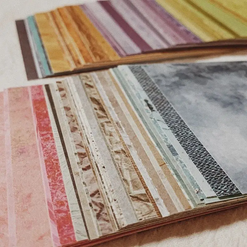 Scrapbooking-Papier mit Streifenmuster und Marmor-Look – Bild 3